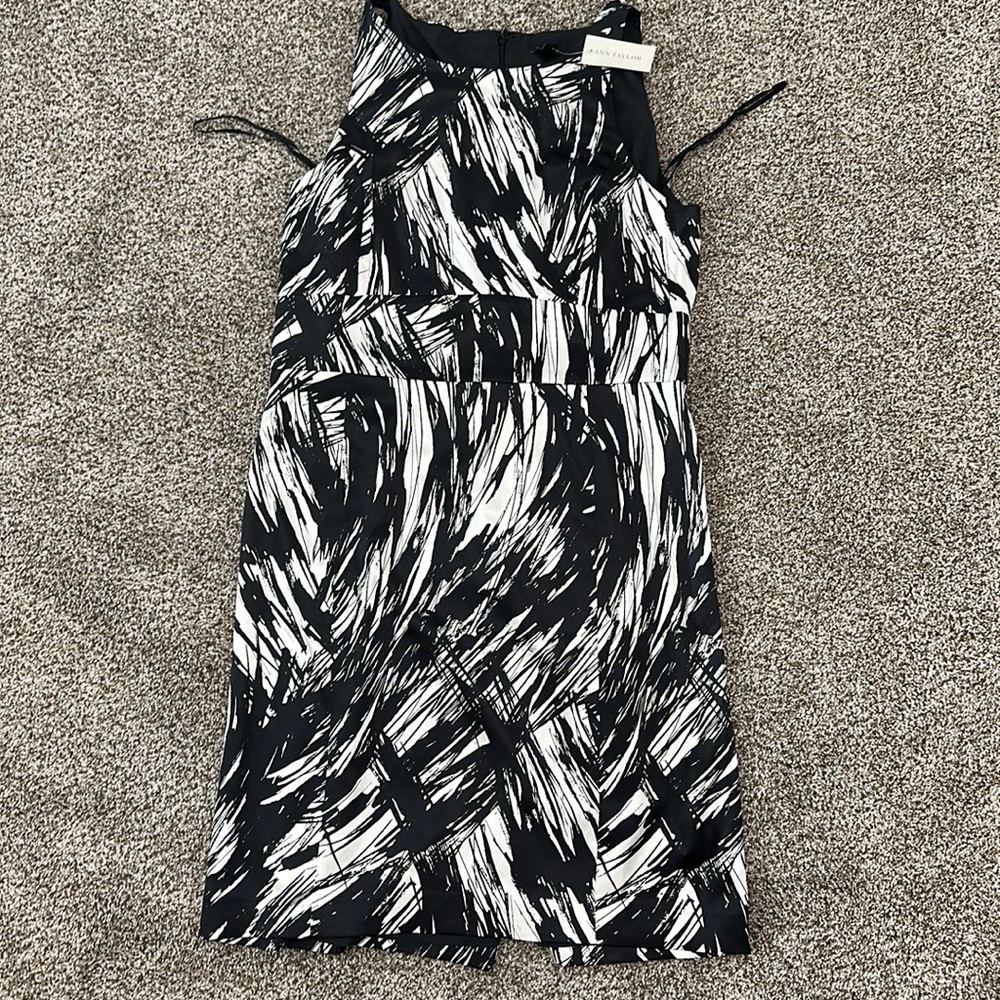 Never worn black and white Ann Taylor dress